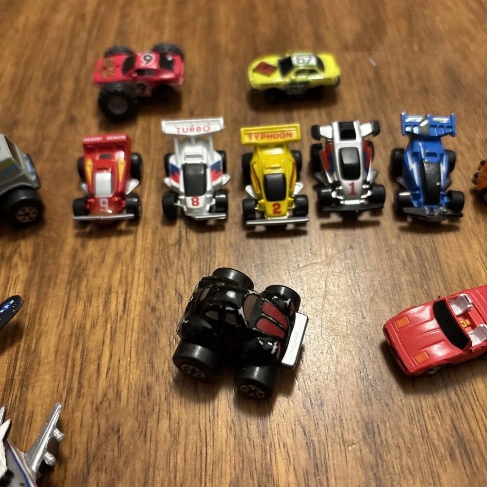 Micro Machines Lot of 15 80's/90's - Race cars, Jeeps, Jets, Corvette, Bug, Misc